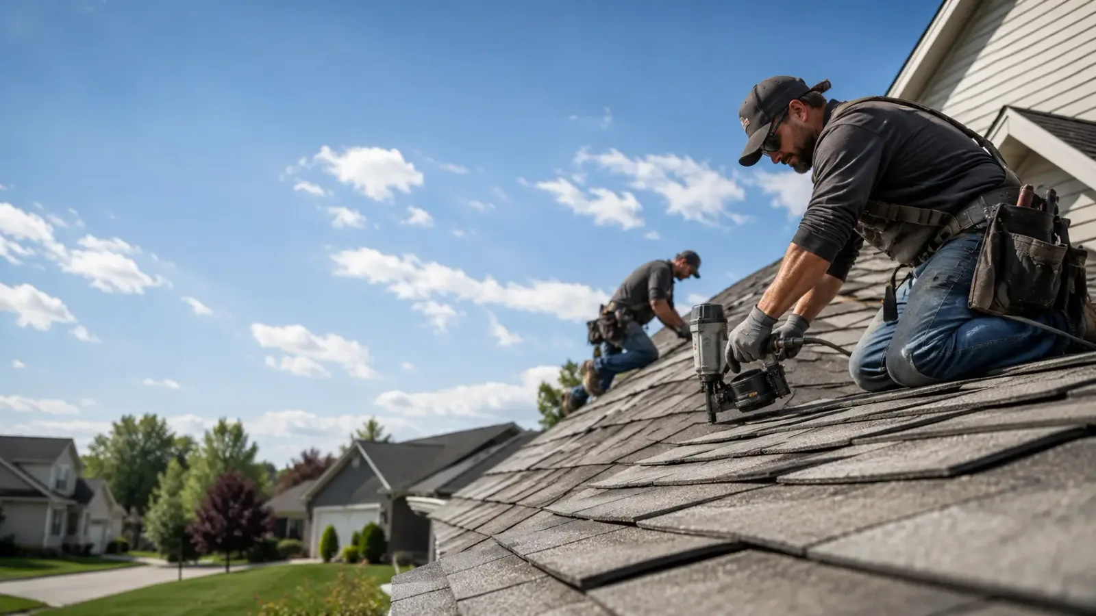 Storm Damage Roof Repair in Roxbury, KS near me